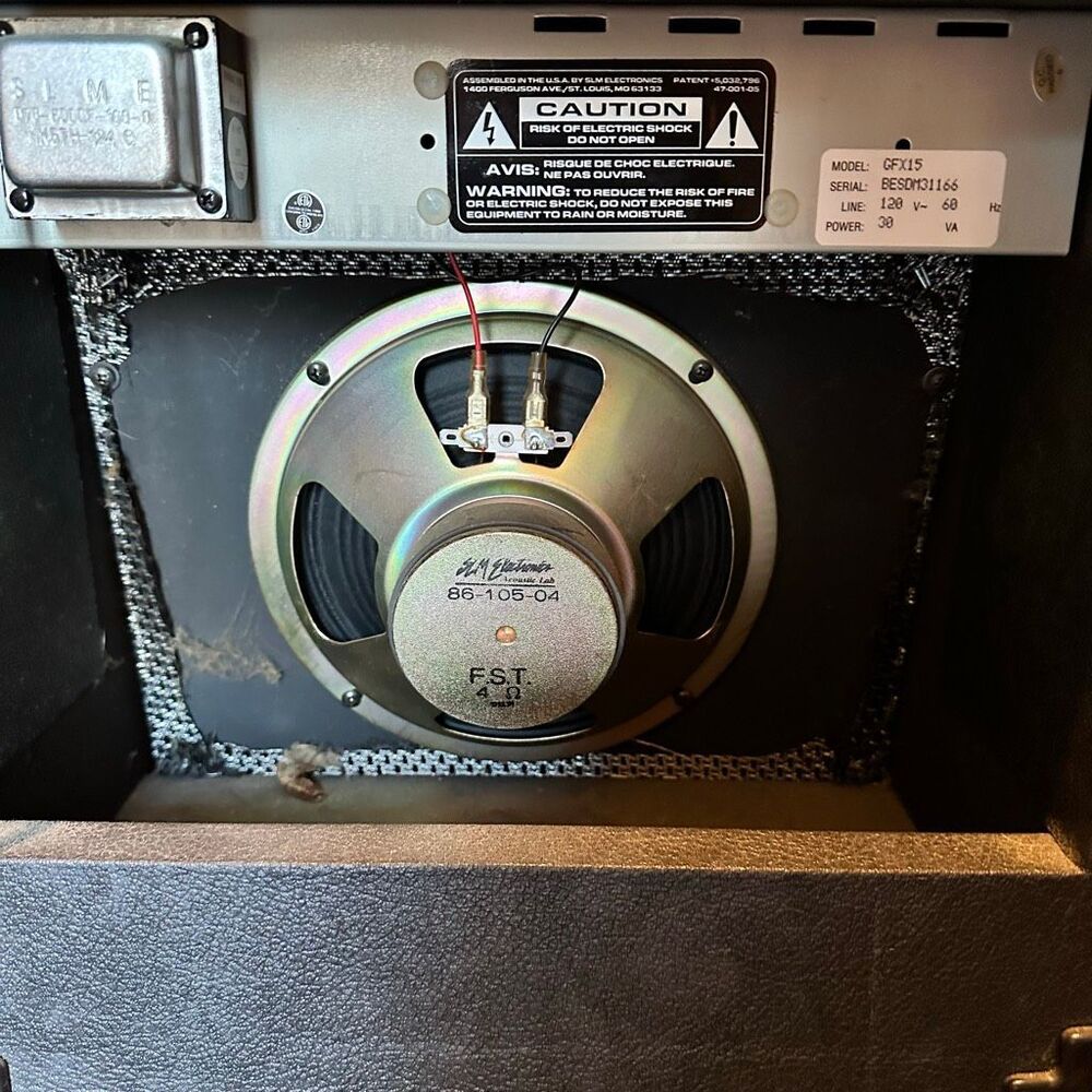 Crate DSP On Board GFX-15 Solid State Multifunction Guitar Combo Amplifier Black - Picture 6 of 7